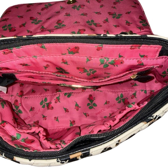 Betsey Johnson Animal Print Crossbody Bag with Gold Chain - Picture 9 of 14